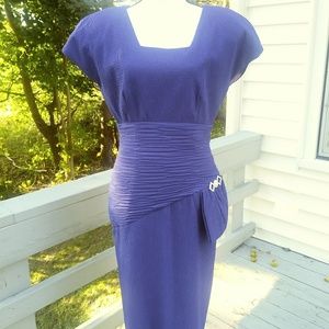 Susan Roselli for Vijack Cocktail Dress in Purple